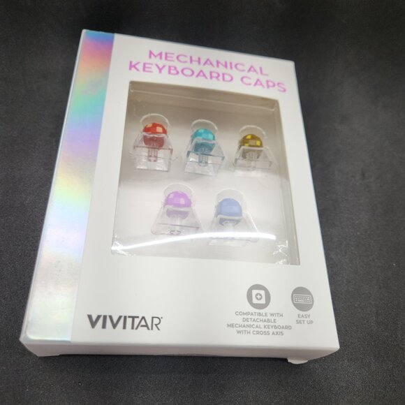 Disco Ball Keycap Set (5pc) – Compatible w/ Mechanical Keyboard Cross Axis - Picture 3 of 7